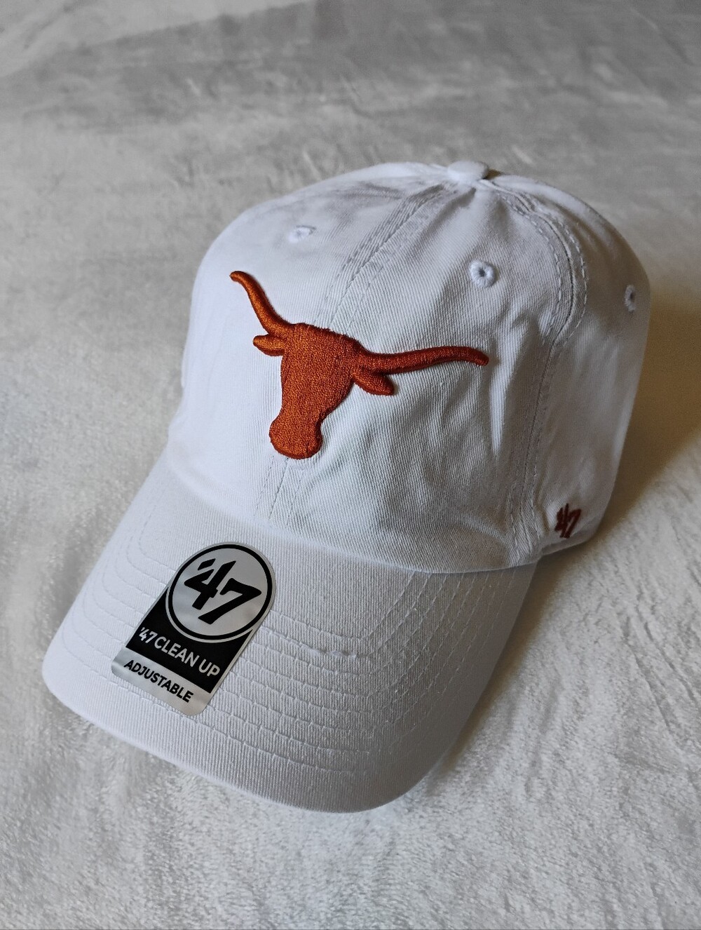 NWT Texas Longhorns White Hat | '47 Brand Relaxed Fit | OSFA